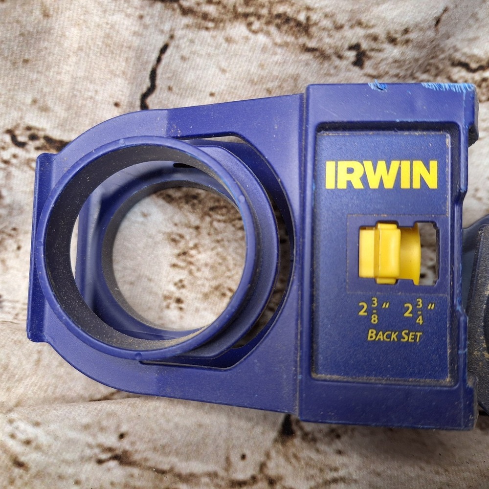 Two Irwin Door Lock Installation 2.375"-2.75" Back Sets in Carry Bag